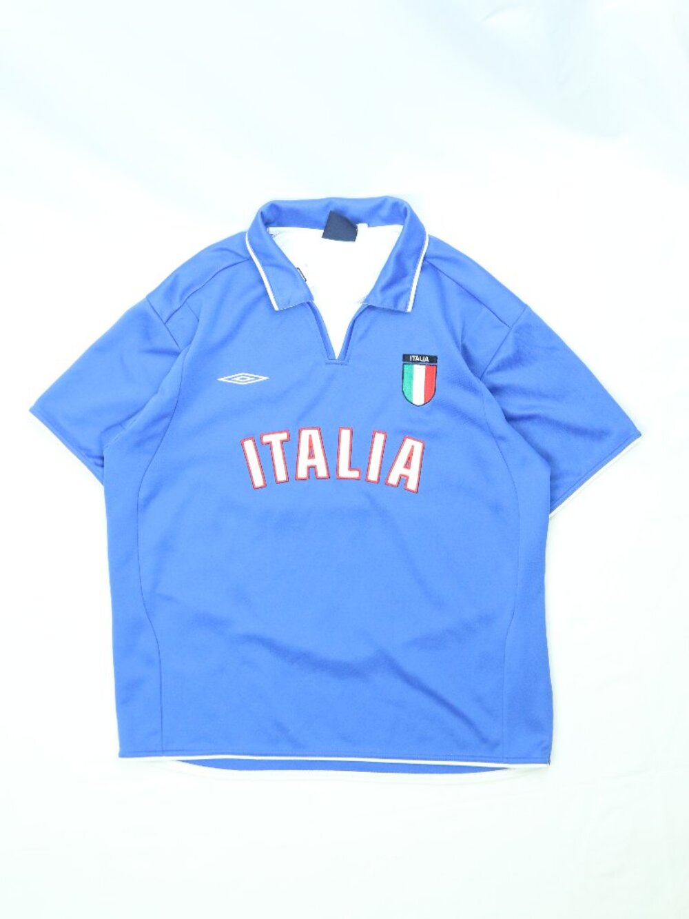 Men's Vintage Blue Umbro Italy Jersey Size Large